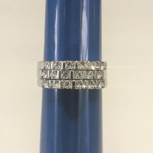 NWOT Premier Designs Jewelry I STILL DO Silver Tone Crystal Bands Stack Ring 10